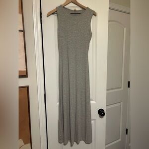 See You Monday Gray Maxi Dress